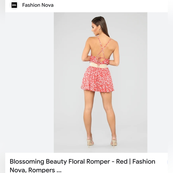 Floral Romper - Picture 5 of 5